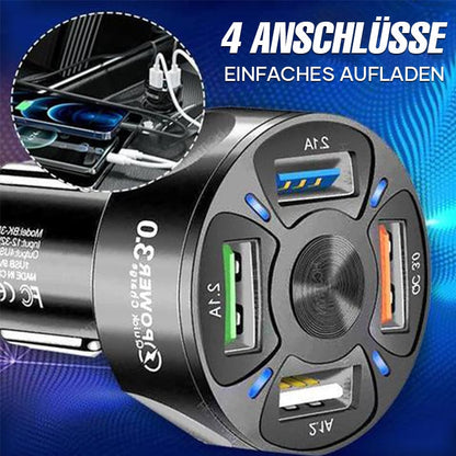 4-IN-1 charging port for car