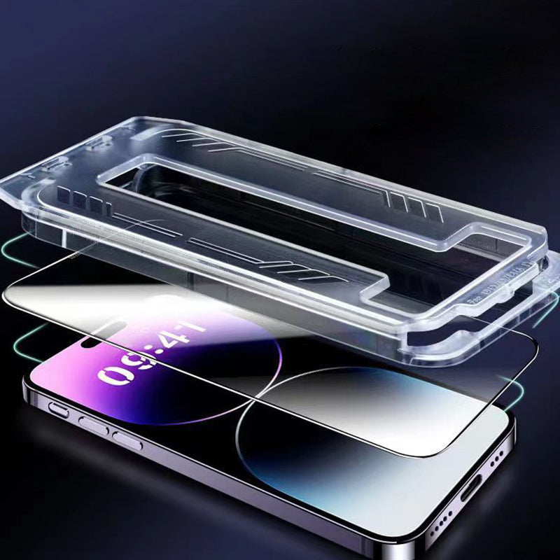 selected phones Tempered Anti-Peeping Screen Film with Easy Installation Tool