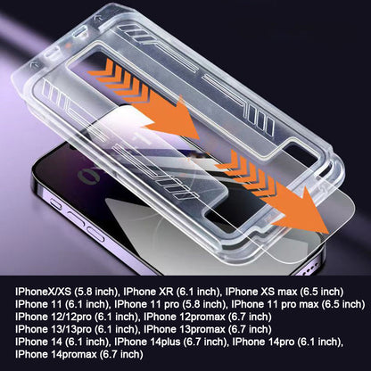 selected phones Tempered Anti-Peeping Screen Film with Easy Installation Tool