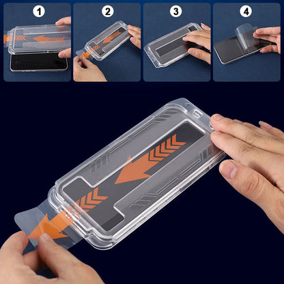 selected phones Tempered Anti-Peeping Screen Film with Easy Installation Tool