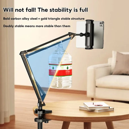 Hidden Bedside Retractable Phone and Tablet Holder