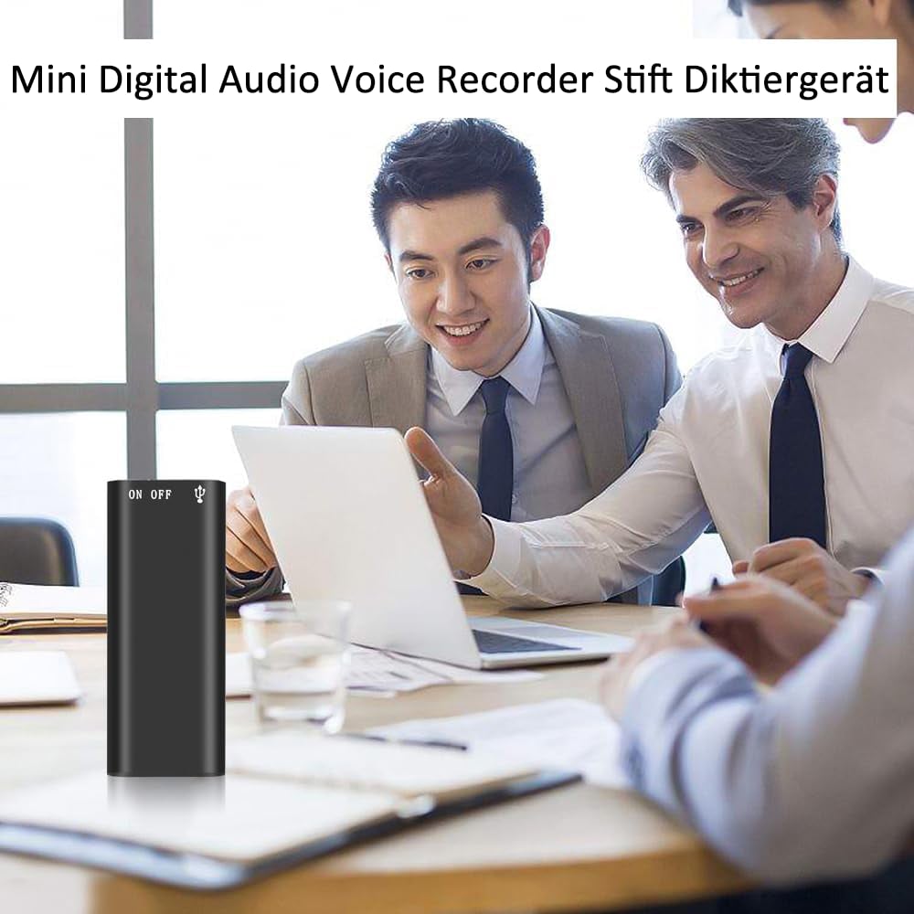 Mini Voice Recorder Smart Sound Capture, Compact and Easy to Use, Long Battery Life
