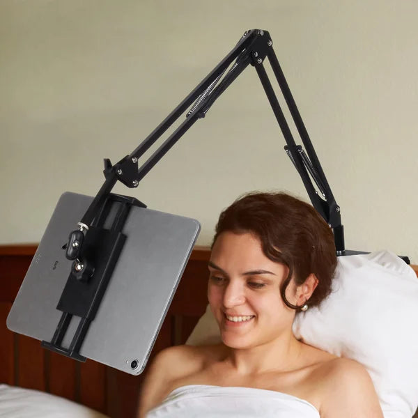 Hidden Bedside Retractable Phone and Tablet Holder