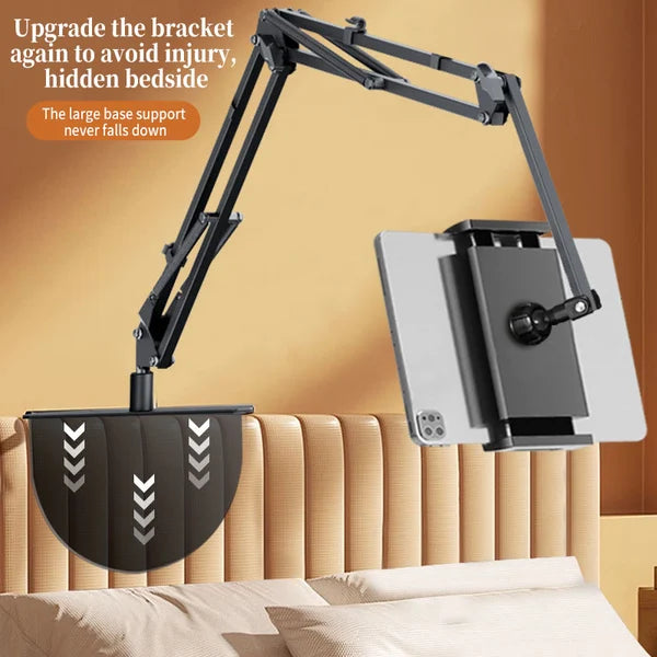 Hidden Bedside Retractable Phone and Tablet Holder