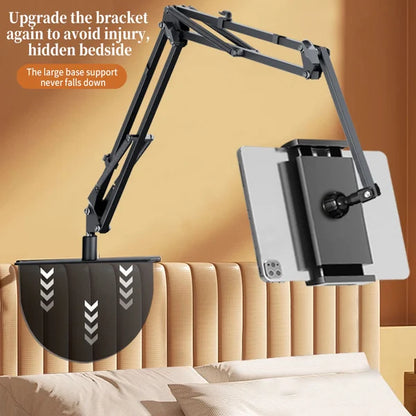 Hidden Bedside Retractable Phone and Tablet Holder