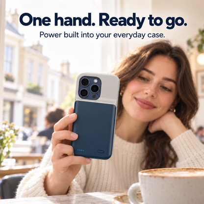 Battery Case for selected phones with LED Power Indicator