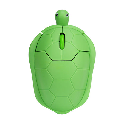 Cute Turtle Cartoon Wireless Mouse Laptop - Mause