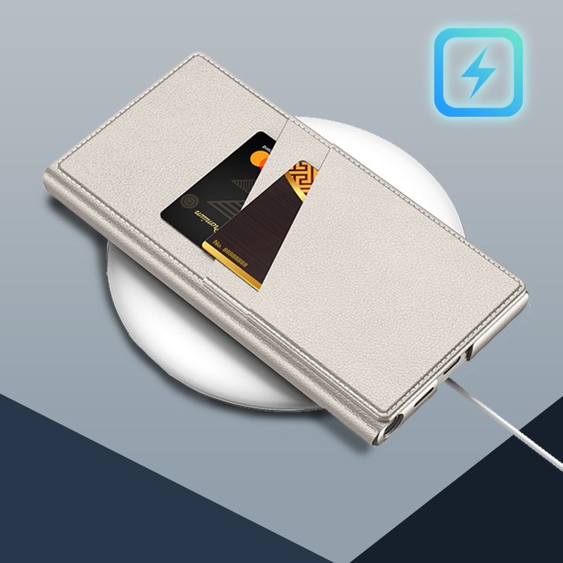 Folding Stand Phone Case with Card Holder for selected compatible devices phones S24Ultra