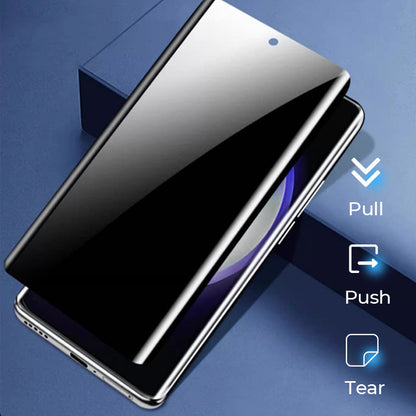 Anti-peep and 4K HD Glass Screen Protector with Auto Dust-elimination Installation for selected compatible devices phones Starry S Series