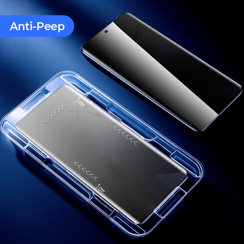 Anti-peep and 4K HD Glass Screen Protector with Auto Dust-elimination Installation for selected compatible devices phones Starry S Series