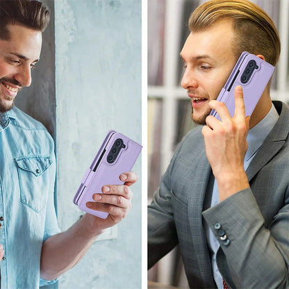 Multifunctional Leather Case for selected compatible devices phones Z Fold 3/4/5