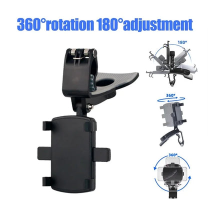 Multifunctional Dashboard Clip-on Car Phone Holder