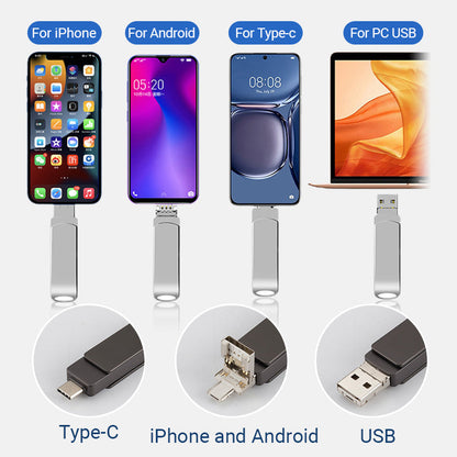 4-in-1 Multi-Interface Flash Drive (Phone/PC