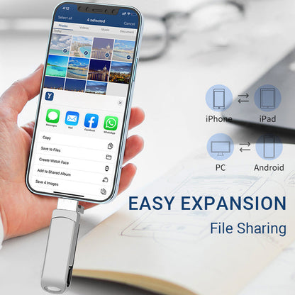 4-in-1 Multi-Interface Flash Drive (Phone/PC