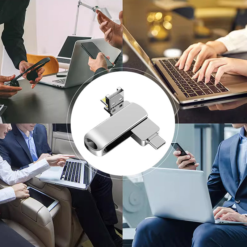 4-in-1 Multi-Interface Flash Drive (Phone/PC