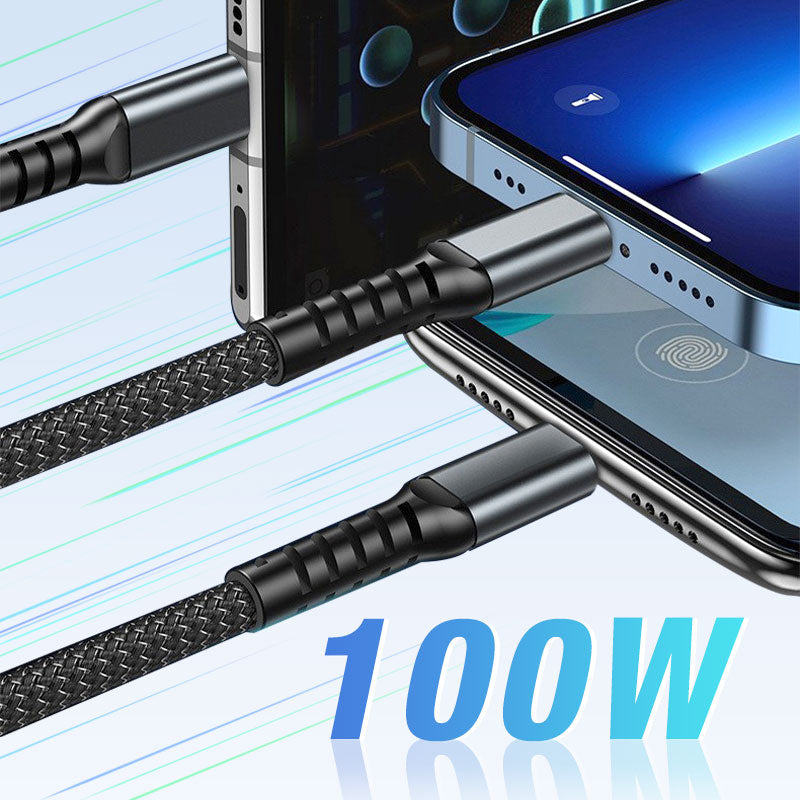 Transparent Luminous 3-in-1 charging Cable