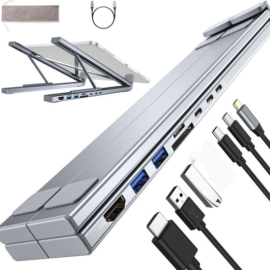 USB-C Docking Station Laptop Stand with 4K HDMI