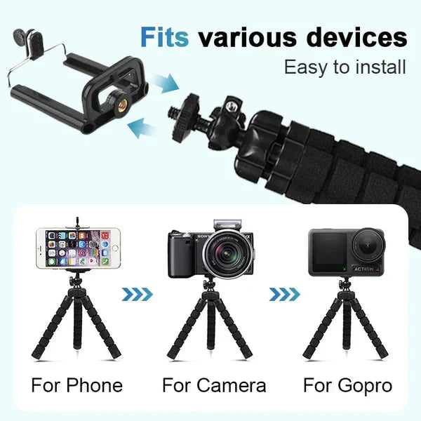 Flexible Mini Octopus Tripod