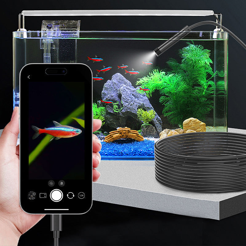water-resistant Borescope Camera with Adjustable Light