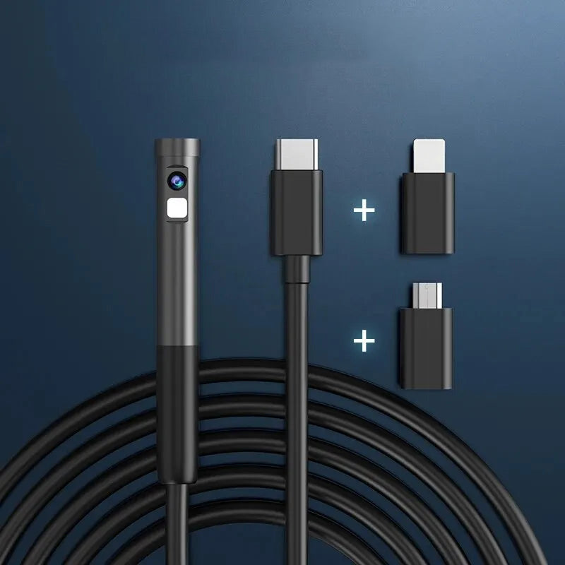 water-resistant Borescope Camera with Adjustable Light