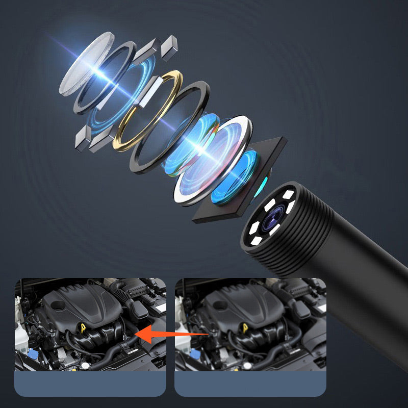 water-resistant Borescope Camera with Adjustable Light