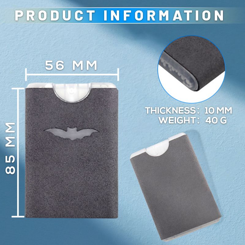 Portable Reusable 2 in 1 Screen Cleaner and Microfiber Cloth
