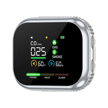 Portable Multi-Gas Alarm with LCD Display and Battery Backup