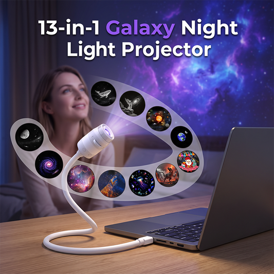 Starry Projector Lamp with Starry Discs