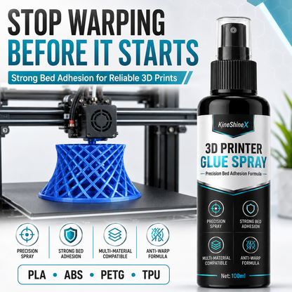 3D Printer Bed Adhesive Spray Helps Reduce Warping and Promote First