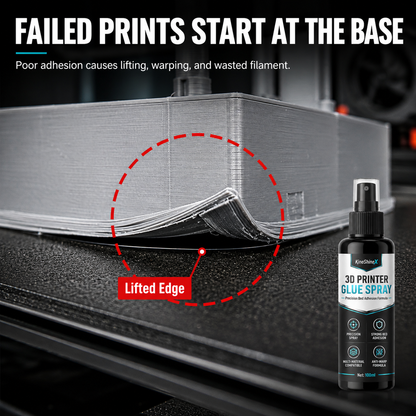 3D Printer Bed Adhesive Spray Helps Reduce Warping and Promote First