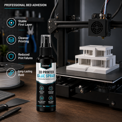 3D Printer Bed Adhesive Spray Helps Reduce Warping and Promote First