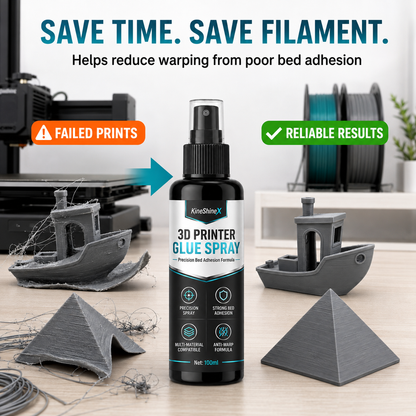 3D Printer Bed Adhesive Spray Helps Reduce Warping and Promote First