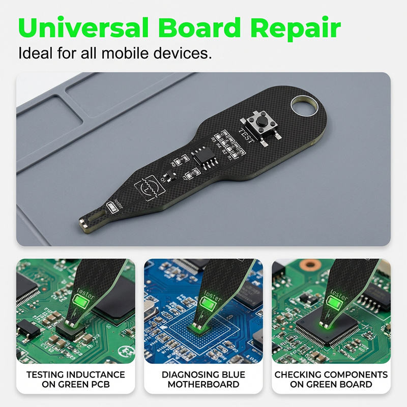 Electromagnetic Induction Circuit Tester LED Inductor Testing Pen for Phone Motherboard Repair