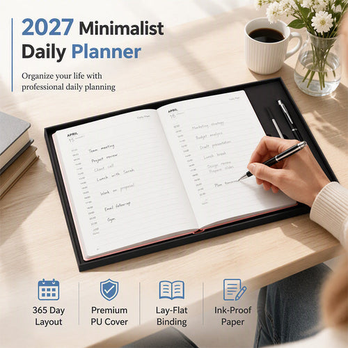 Minimalist Daily Planner Notebook