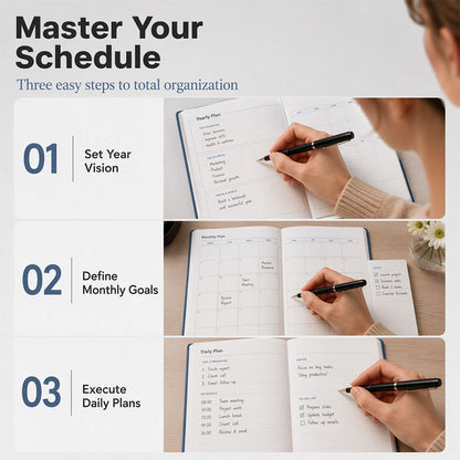 Minimalist Daily Planner Notebook