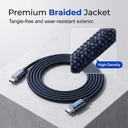 Charge Any Device easy-use! 100W Braided Cable